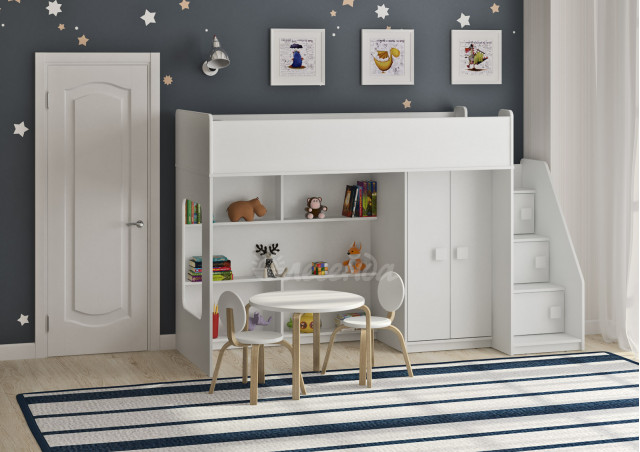 Кровать чердак Легенда 43.1.1 в наличии